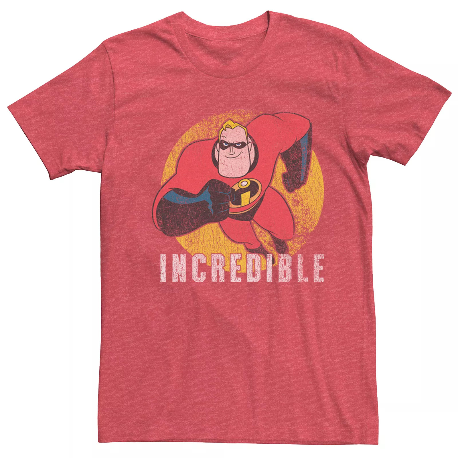 Men's Disney / Pixar The Incredibles Mister Incredible Run Distress Tee, Size: Medium | Kohl's
