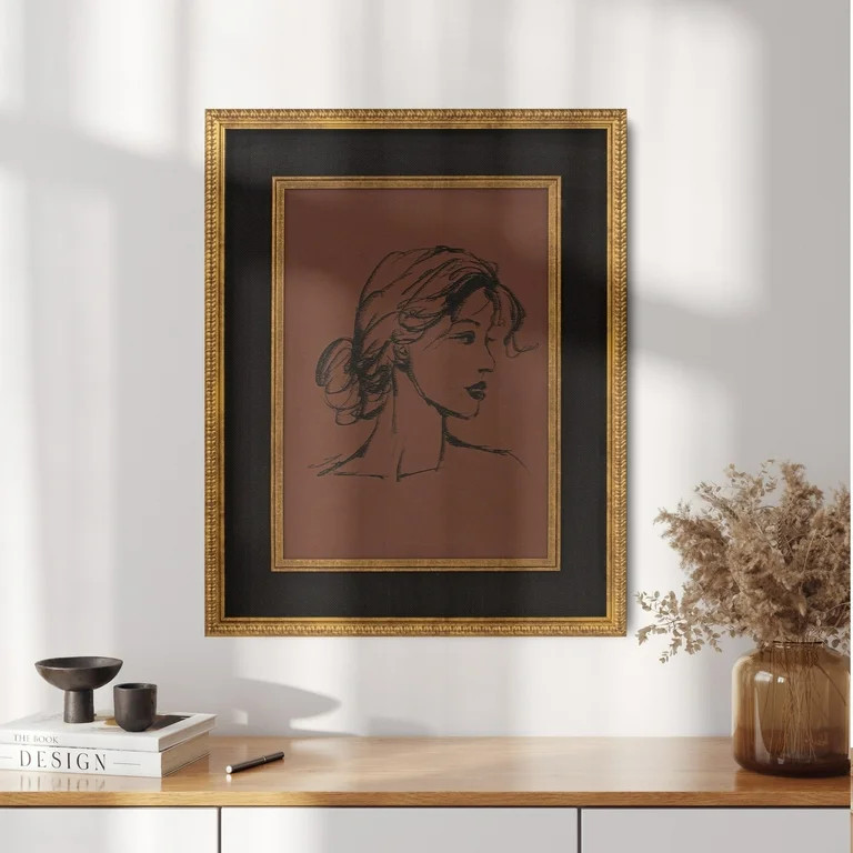 My Texas House Fierce Femme Sketch Framed Art 16x20 | Walmart (US)