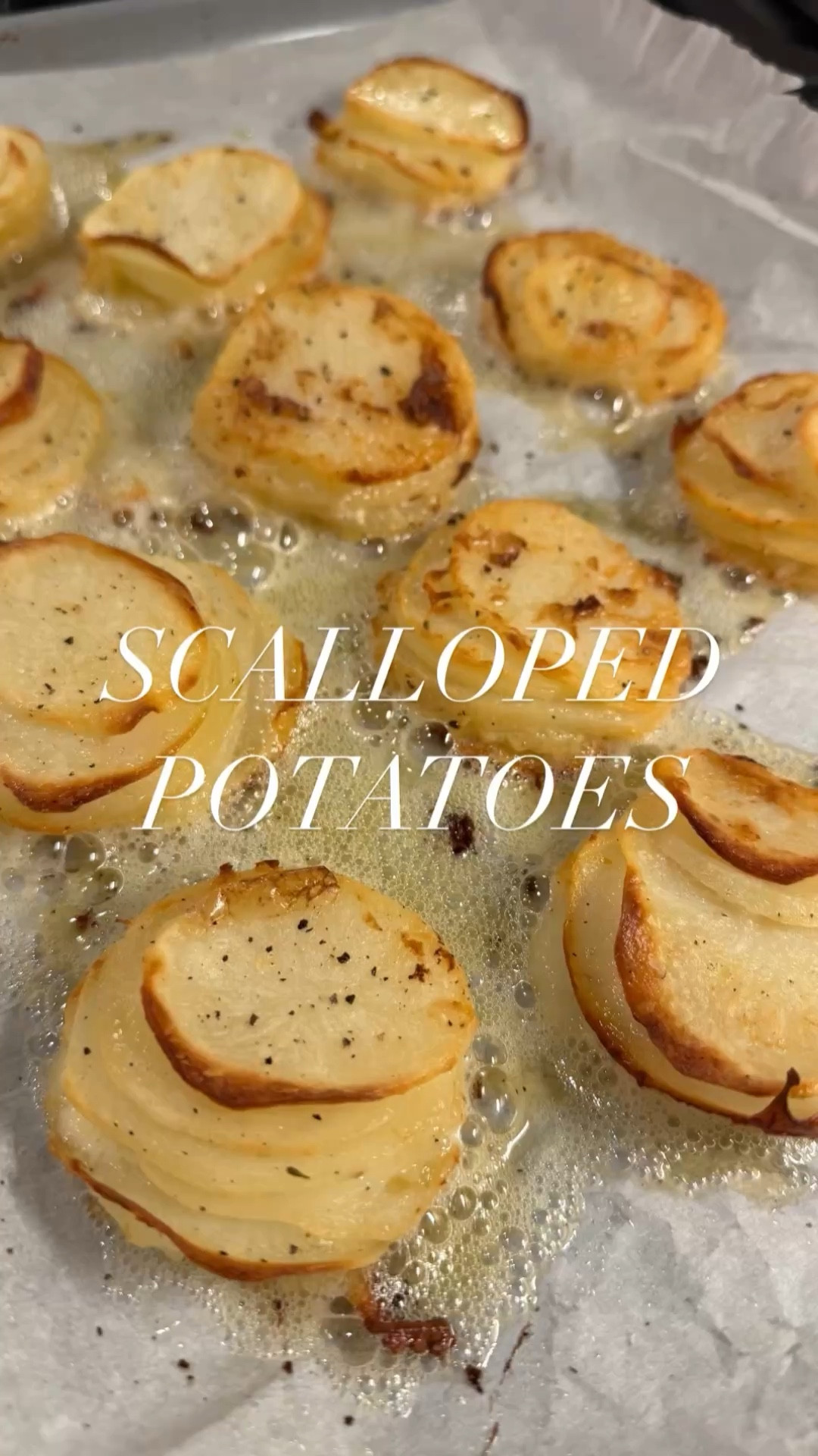 Potatoe recipe:
4 russet potatoes
(Peeled)
I cup milk or heavy cream
3tbsp butter
I tbsp garlic paste
1/2 teaspoon nutmeg
I teaspoon dried thyme
Slice potatoes on the thinnest setting on a mandolin (or as thin as you can slice with a knife)
Layer the potatoes in a baking dish. Season with salt and pepper each layer.
In a small sauce pan put all the other ingredients in and bring to a boil then pour it over the potatoes in the baking dish. Bake, covered, at 400 for 45 min and then remove foil and broil for a few minutes until golden brown edges on top.

#LTKHome #LTKVideo #LTKFamily