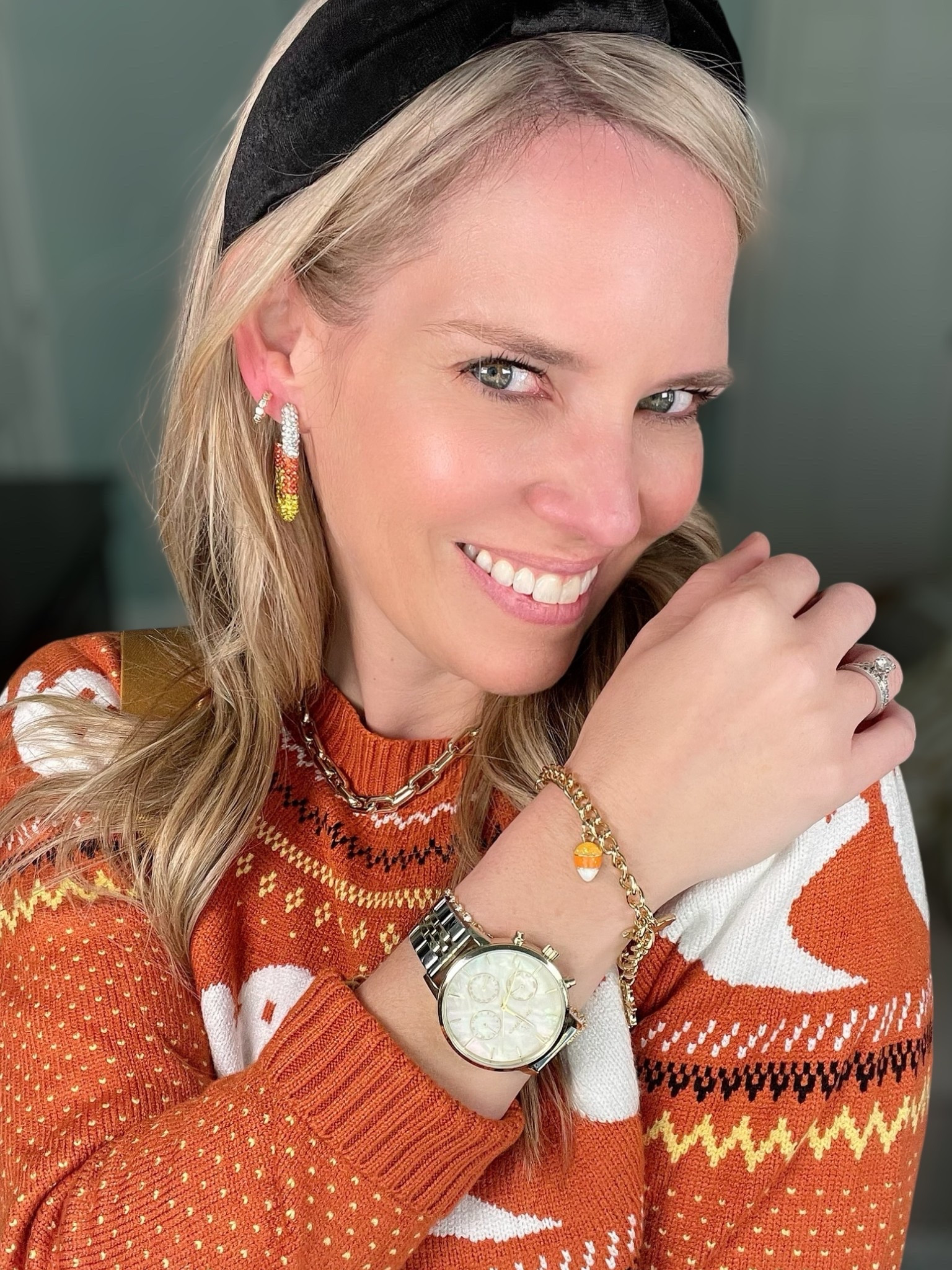 👻 Spooky season style made chic! I paired this adorable orange ghost sweater with a flowy black polka dot tulle skirt for a fun and feminine Halloween outfit. To finish the look, I added a bold yellow crossbody, a velvet knotted headband, candy corn earrings, and classic cap-toe heels. 🎃🖤

This outfit is perfect for everything from classroom parties to pumpkin patch photos, trick-or-treating with the kids, or even a casual Halloween get-together. It’s festive without being a costume—giving you that playful yet polished fall vibe. 🍂✨

Halloween outfit inspo, spooky season fashion, cute ghost sweater Amazon, polka dot tulle skirt, festive fall outfit, Halloween party look, October outfit ideas, candy corn earrings, cozy chic Halloween sweater, Amazon fall fashion


#LTKShoeCrush #LTKFindsUnder50 #LTKItBag

#LTKFindsUnder50 #LTKOver40 #LTKItBag

#LTKFindsUnder100 #LTKSeasonal #LTKFindsUnder50