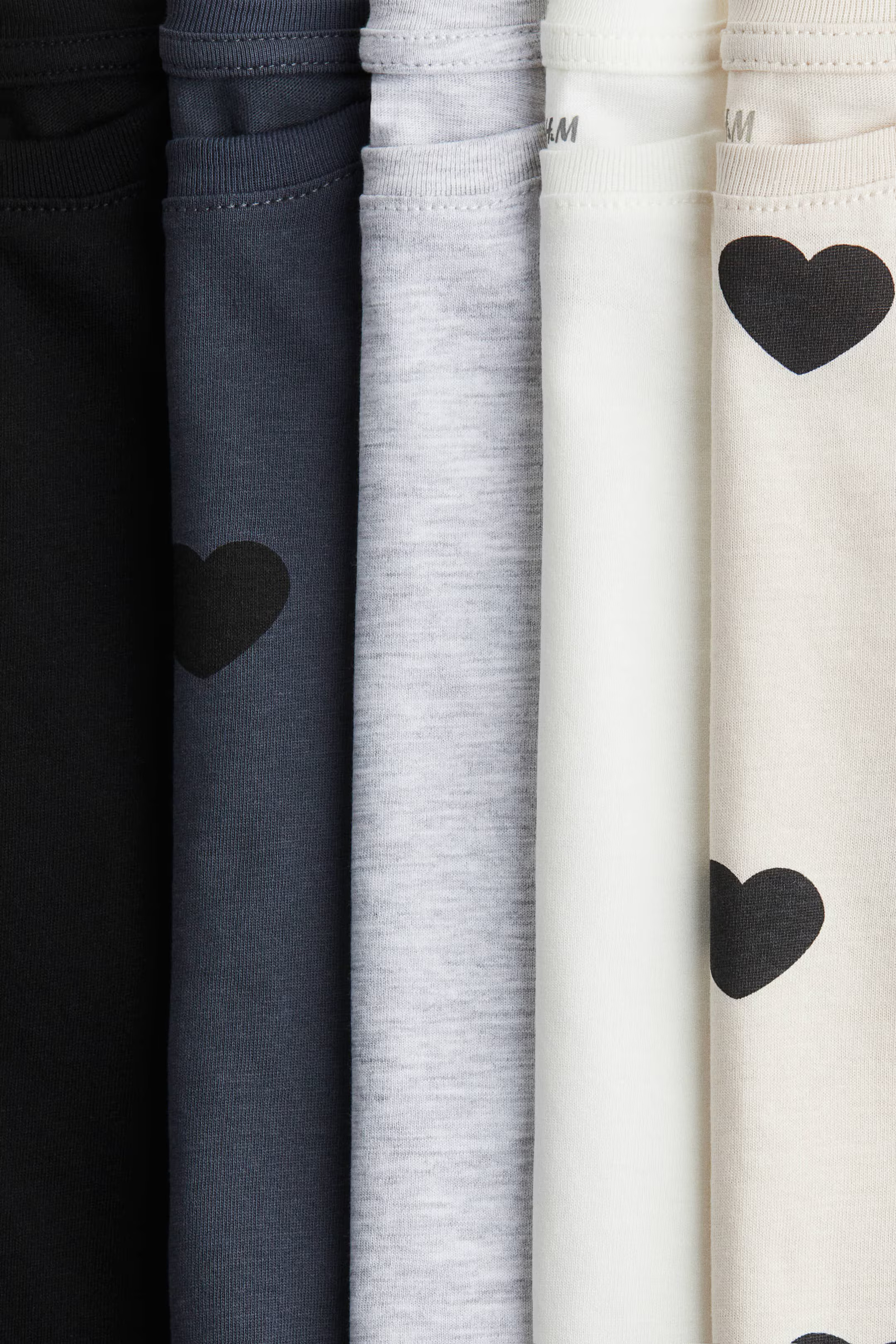 5-pack Cotton T-shirts | H&M (US + CA)