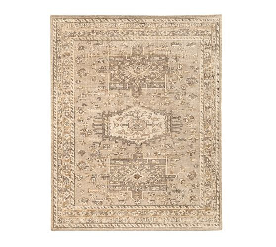 Bianca Hand-Knotted Wool Rug | Pottery Barn (US)
