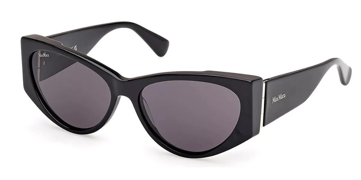 Max Mara MM0132 01A Men's Sunglasses Black Size 58 | SmartBuyGlasses Global