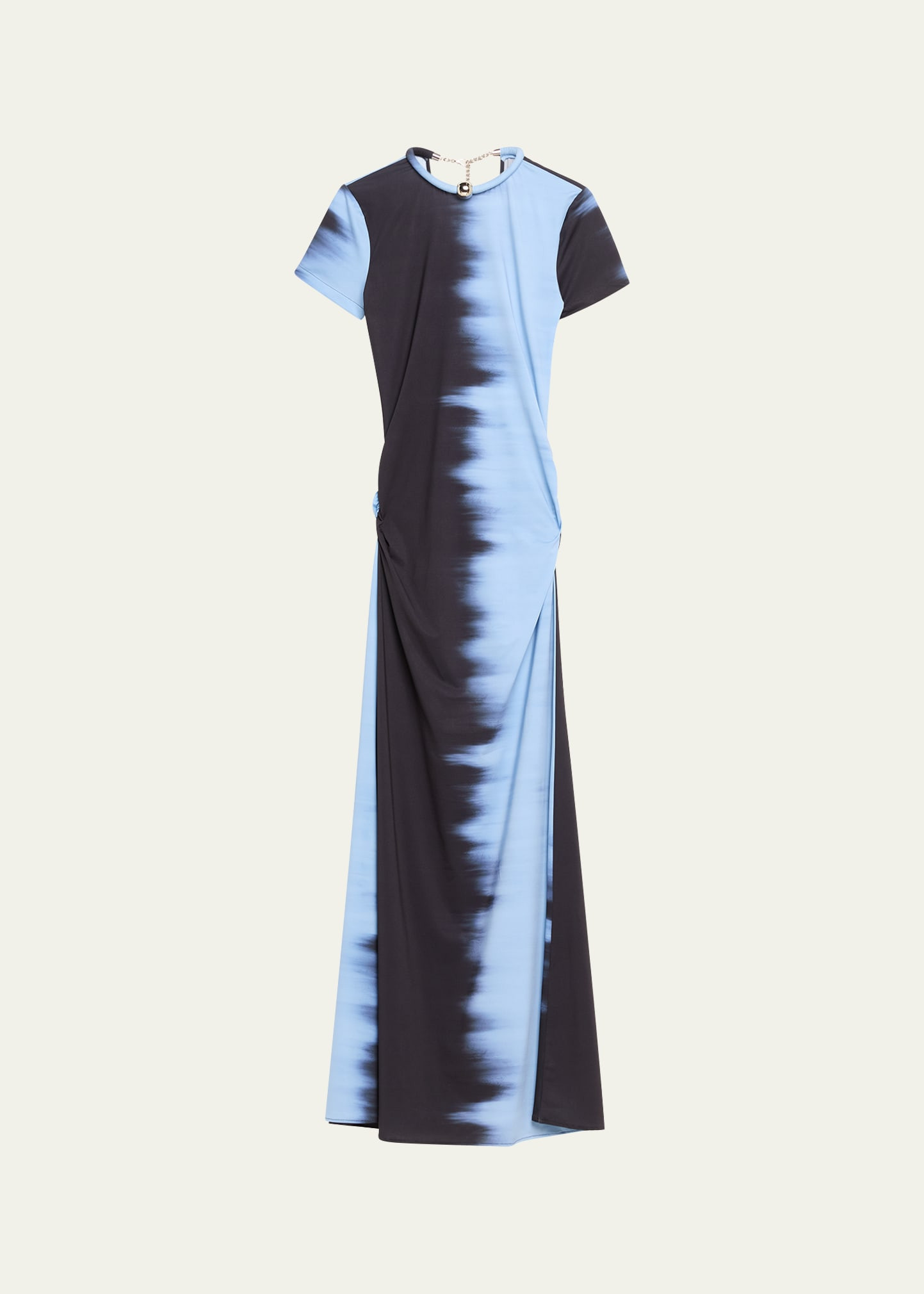 Silvia Tcherassi Yara Tie-Dye Short-Sleeve Maxi Dress | Bergdorf Goodman