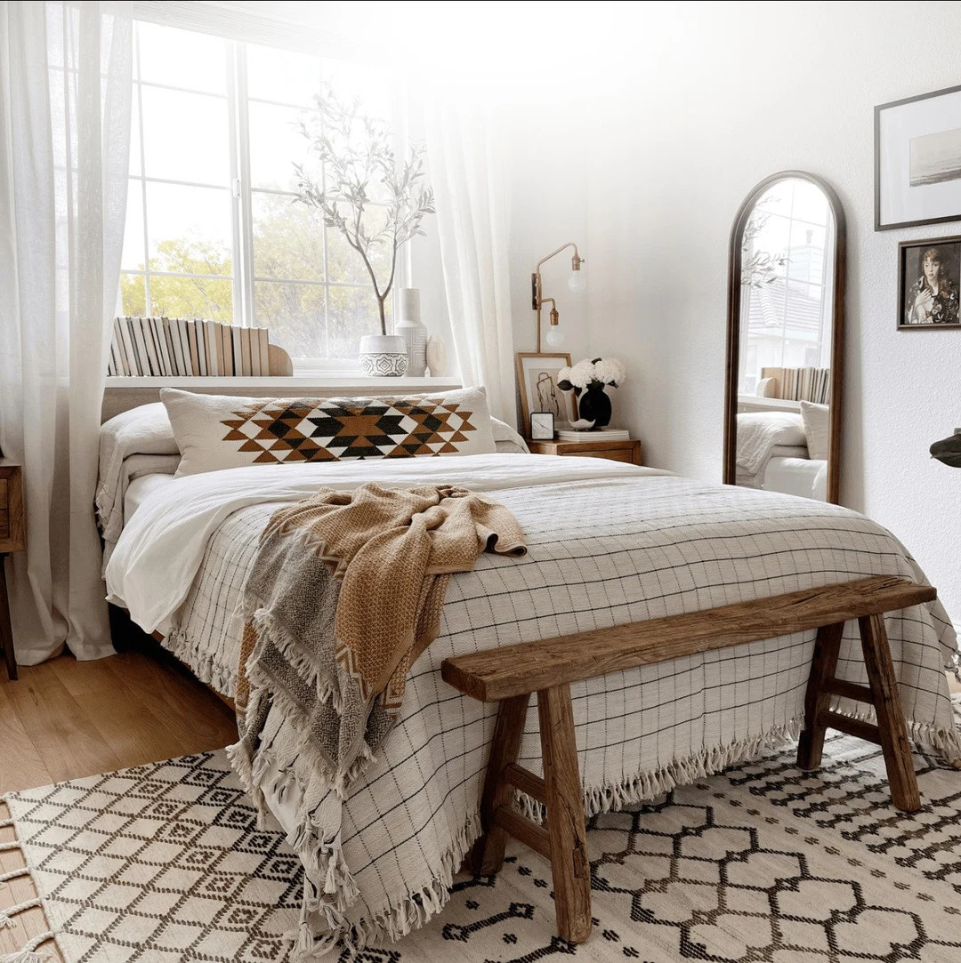 Naz 100% Cotton Striped Turkish Throw Blanket With Tassels - Etsy | Etsy (US)