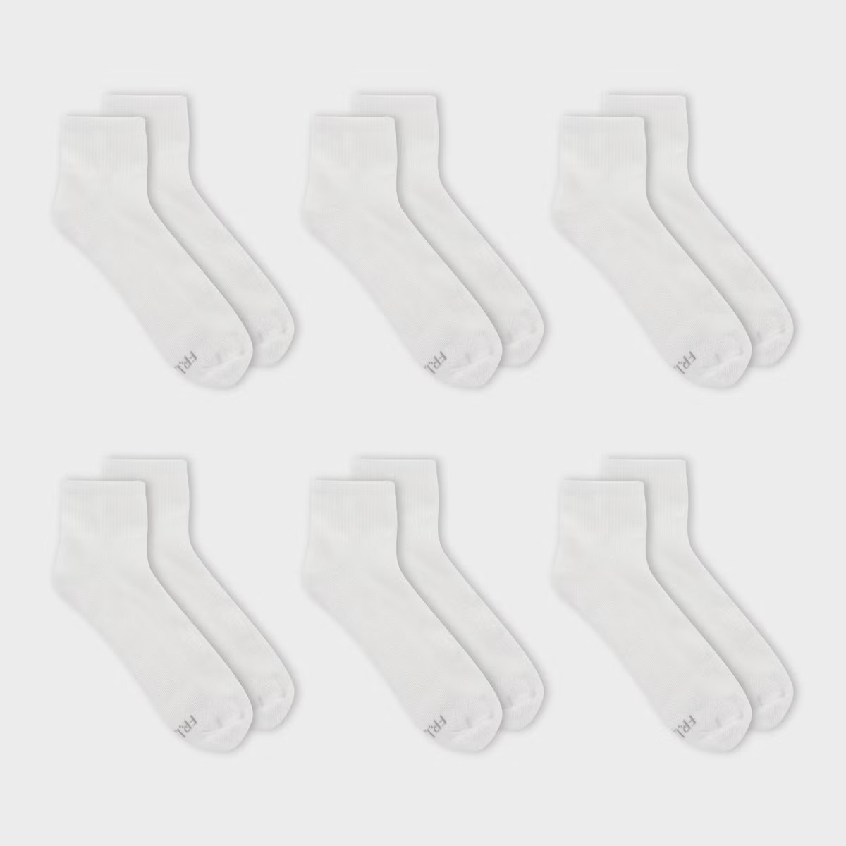 Fruit of the Loom Women's Cushioned 6pk Ankle Athletic Socks 4-10 | Target