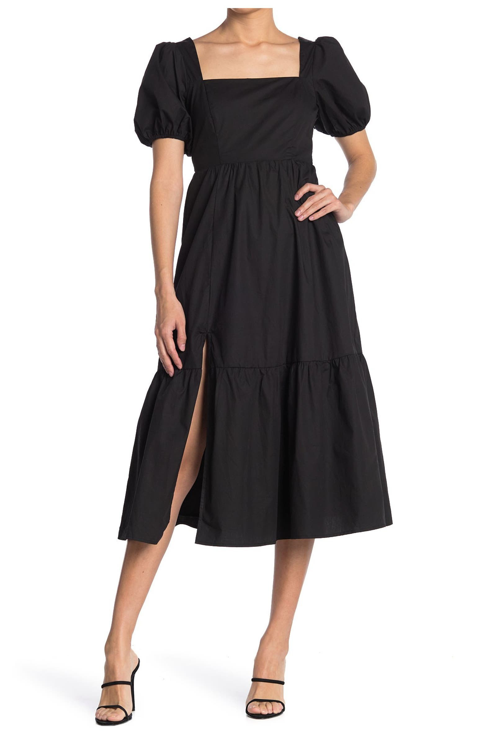 Poplin Tiered Maxi Dress | Nordstrom Rack