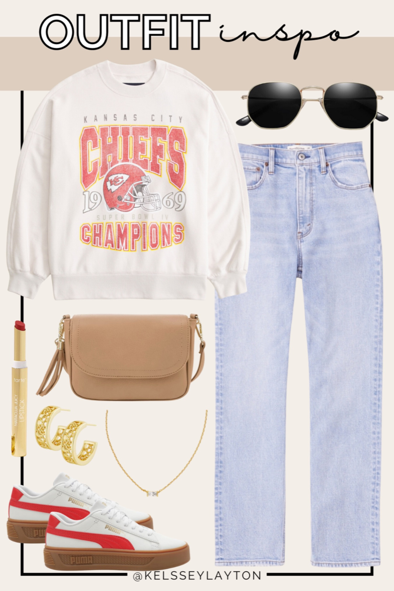 Outfit idea, LTK fall sale, Abercrombie outfit, nfl sweatshirt on sale, Kansas City chiefs 

#LTKFallSale #LTKSaleAlert #LTKFindsUnder100