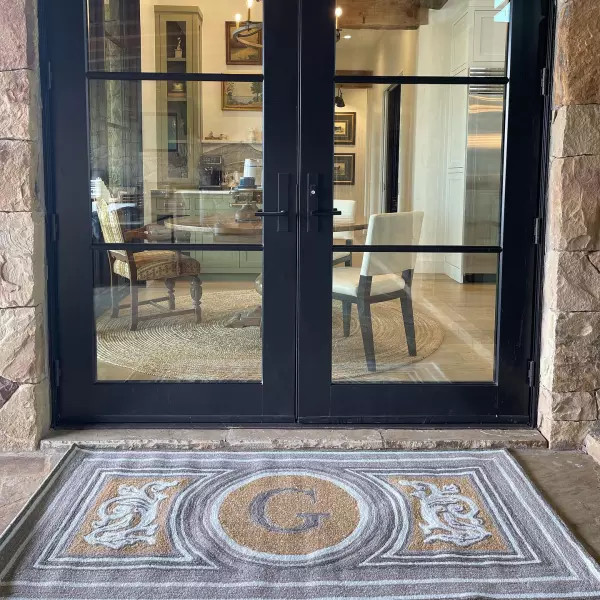 Wingate Monogrammed Door Mat | Frontgate | Frontgate