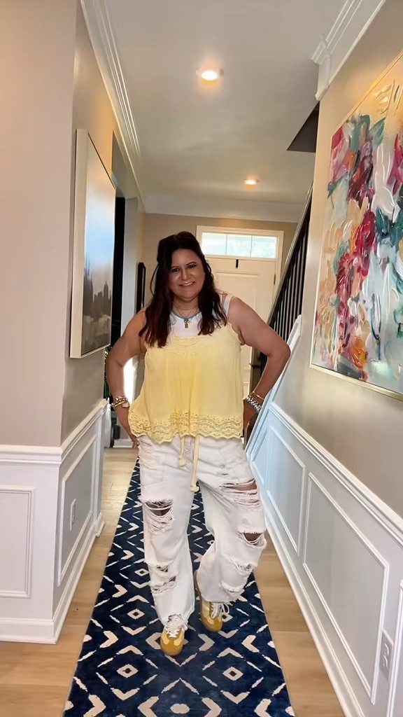These jeans aren’t for everyone. The distressing is a vibe for sure. However I sized up and they are super comfy! #freepeople

#LTKootd #LTKOver40 #LTKMidsize