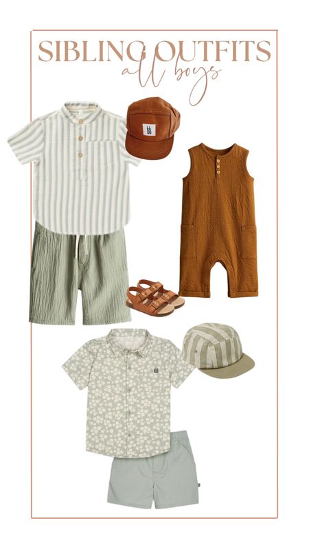 Summer all boys sibling outfit inspo for family photos 

#LTKFamily #LTKKids