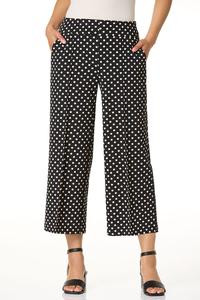 Cato Fashions | Cato Cropped Dotted Scuba Pants | Cato Fashions