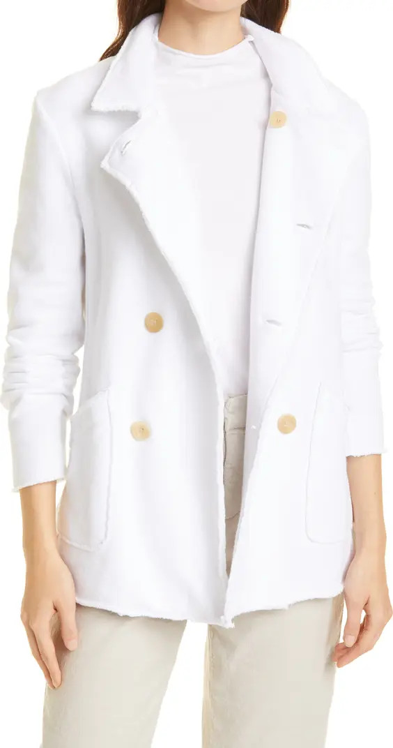 Raw Edge French Terry Peacoat | Nordstrom