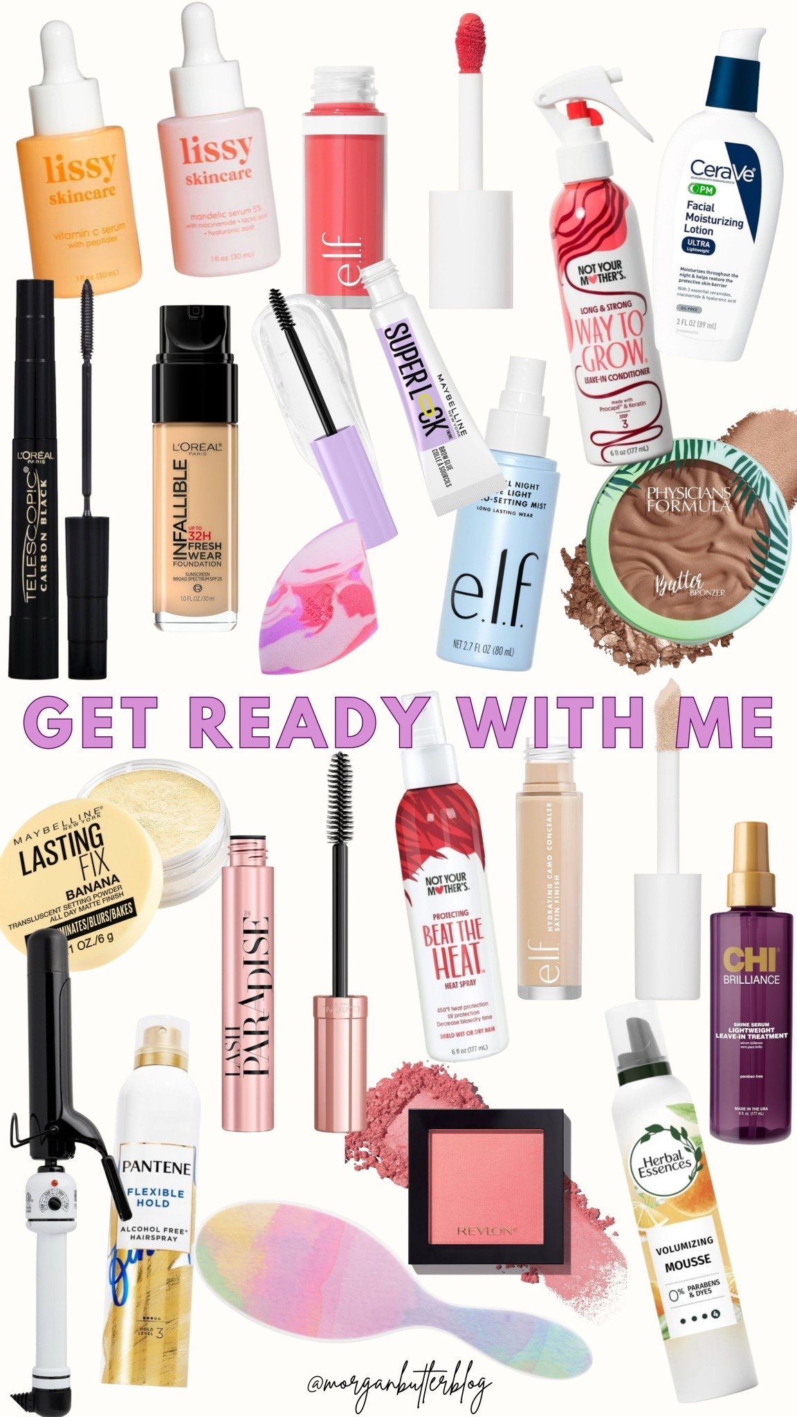 A full makeup and hair get ready with me with all of my go-to products! 💄 (majority drug store products!!) 

#LTKStyleTip #LTKBeauty #LTKFindsUnder50