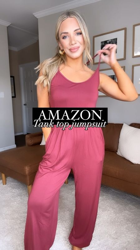Wearing my shoes size small in these Amazon very stretchy jumpsuits. 

#LTKfindsunder100 #LTKfindsunder50 #LTKstyletip