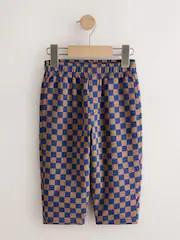 Navy/Ginger Patterned Joggers (3mths-7yrs) | Next US