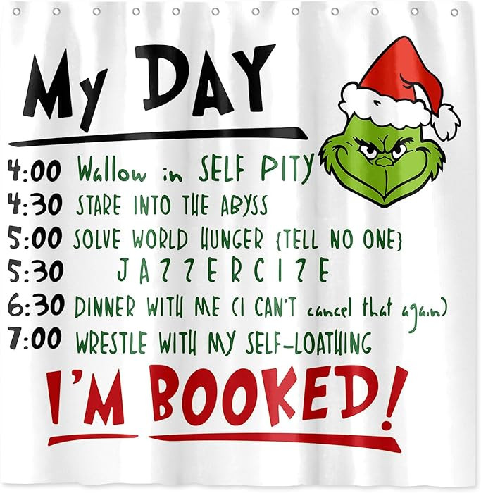 Seasonwood Christmas Shower Curtain 72x72 Inches Waterproof Shower Curtain for Bathroom Winter Xm... | Amazon (US)