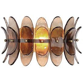 Jamie Young Coronet 1-Light Wall Sconce 6" in Taupe | Lamps Plus
