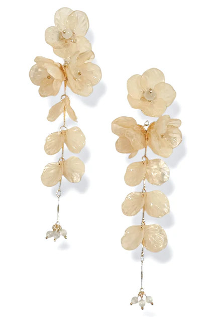 Aubrielle Natural Flower Dangle Earrings | The Willow Tree