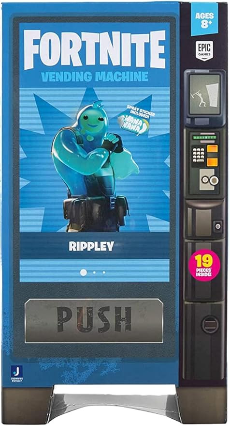 FORTNITE Vending Machine, Includes Highly-Detailed and Articulated 4-inch Rippley Figure, Weapons... | Amazon (US)