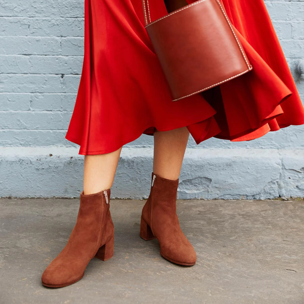 The Boot - Brandy Suede | Margaux