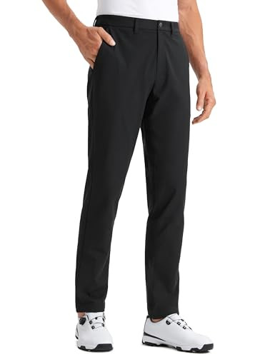 CRZ YOGA Men's All Day Comfy Golf Pants - 28"/30"/32"/34"/36" Quick Dry Lightweight Work Casual T... | Amazon (US)