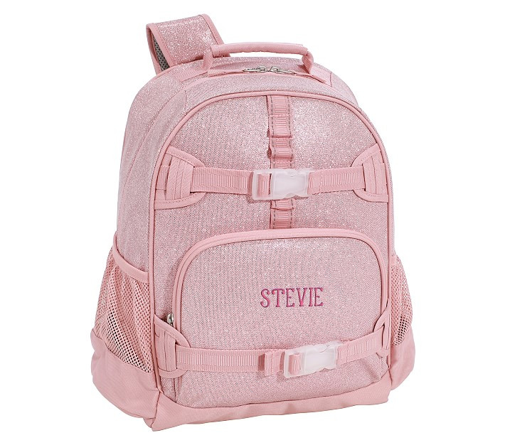 Mackenzie Pink Sparkle Glitter Backpacks | Pottery Barn Kids