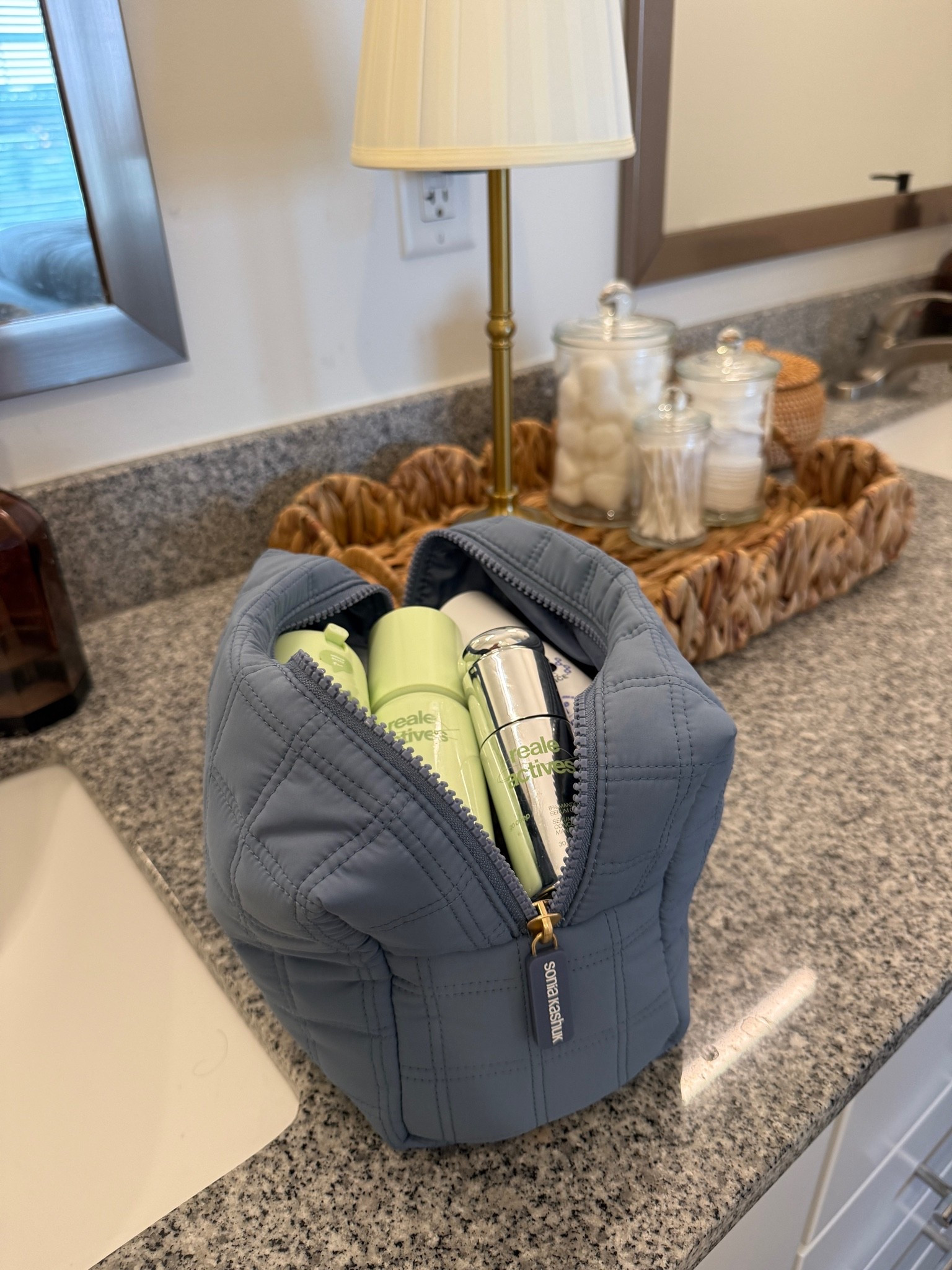 Obsessing over the color blue lately! 💙 How cute is this quilted makeup bag from Target!?

#LTKgrwm #LTKselfcare