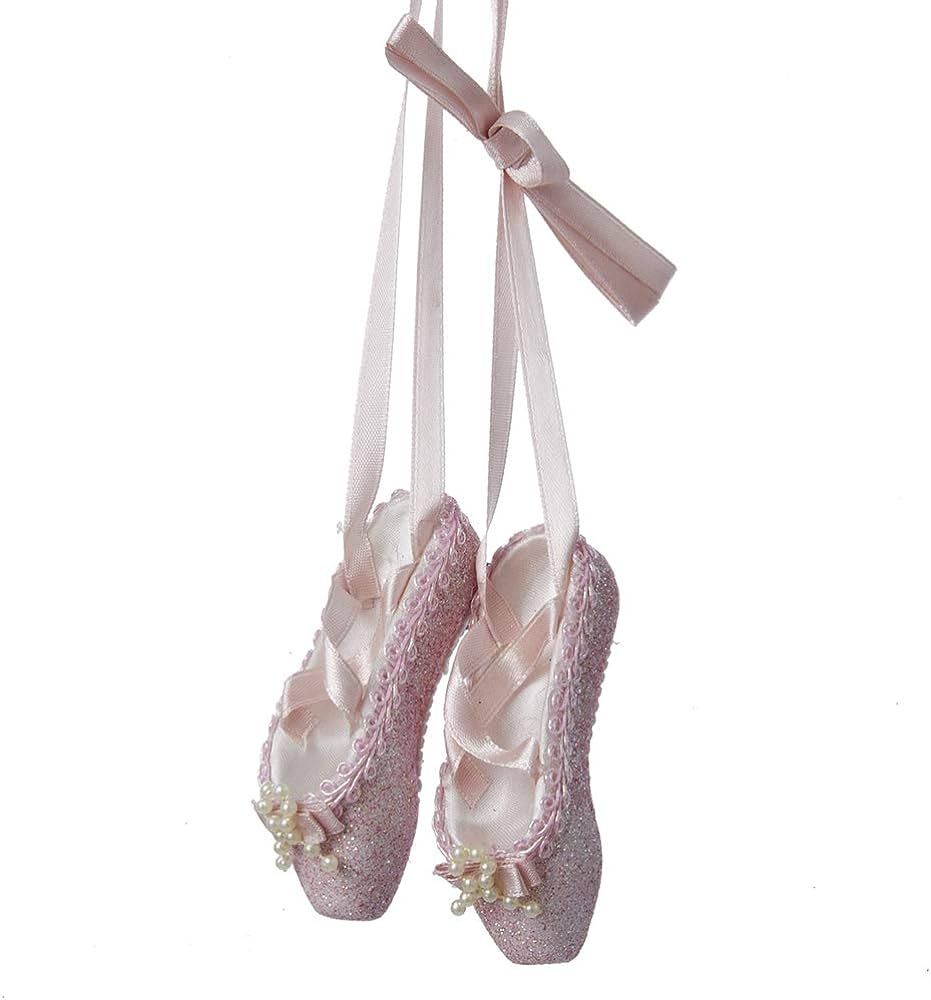 Pink Glitter Ballet Shoes Ornament | Amazon (US)
