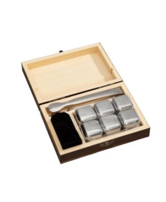 Cambridge Stainless Steel Whiskey Stone, Set of 9 - Macy's | Macy's