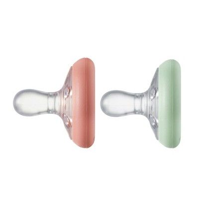 Tommee Tippee Breast-Like Pacifier Soother 0-6 Months &#8211; Tigerlily &#38; Sage - 2ct | Target