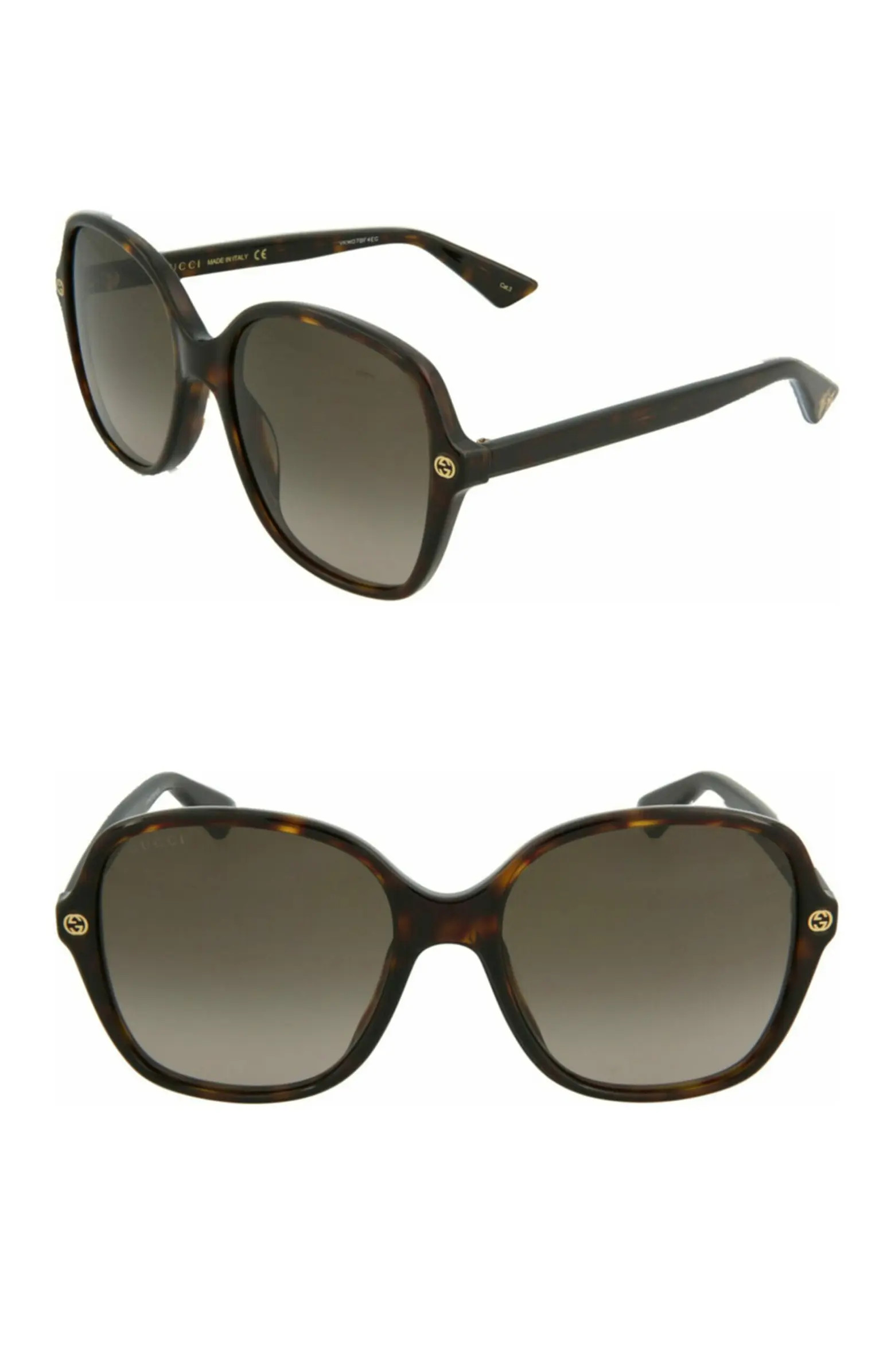 Gucci 55mm Core Oversized Sunglasses | Nordstromrack | Nordstrom Rack