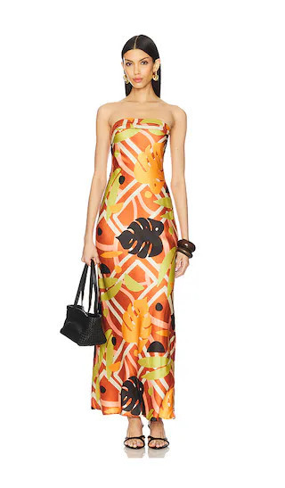 SEVEN WONDERS Sachi Maxi Dress in Orange. - size S | Revolve Clothing (Global)