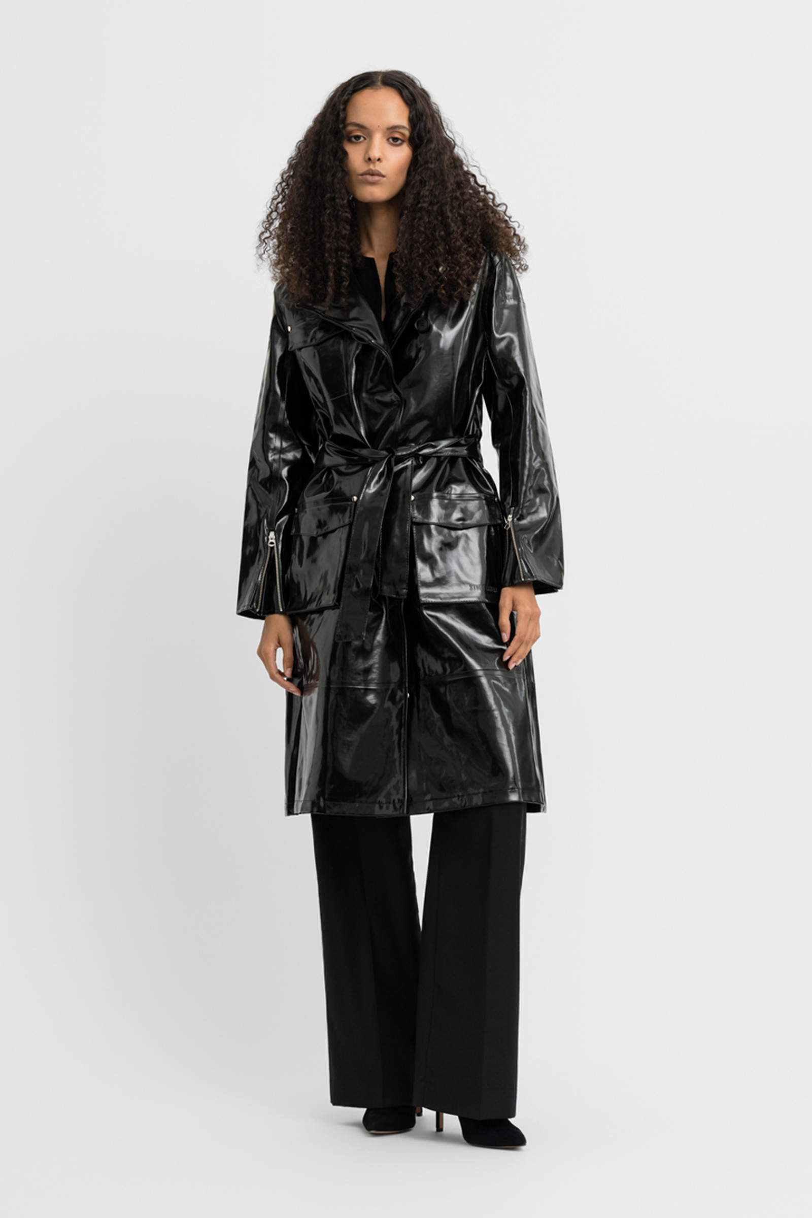 Lund Opal Trench Coat Black | STUTTERHEIM GB | Stutterheim