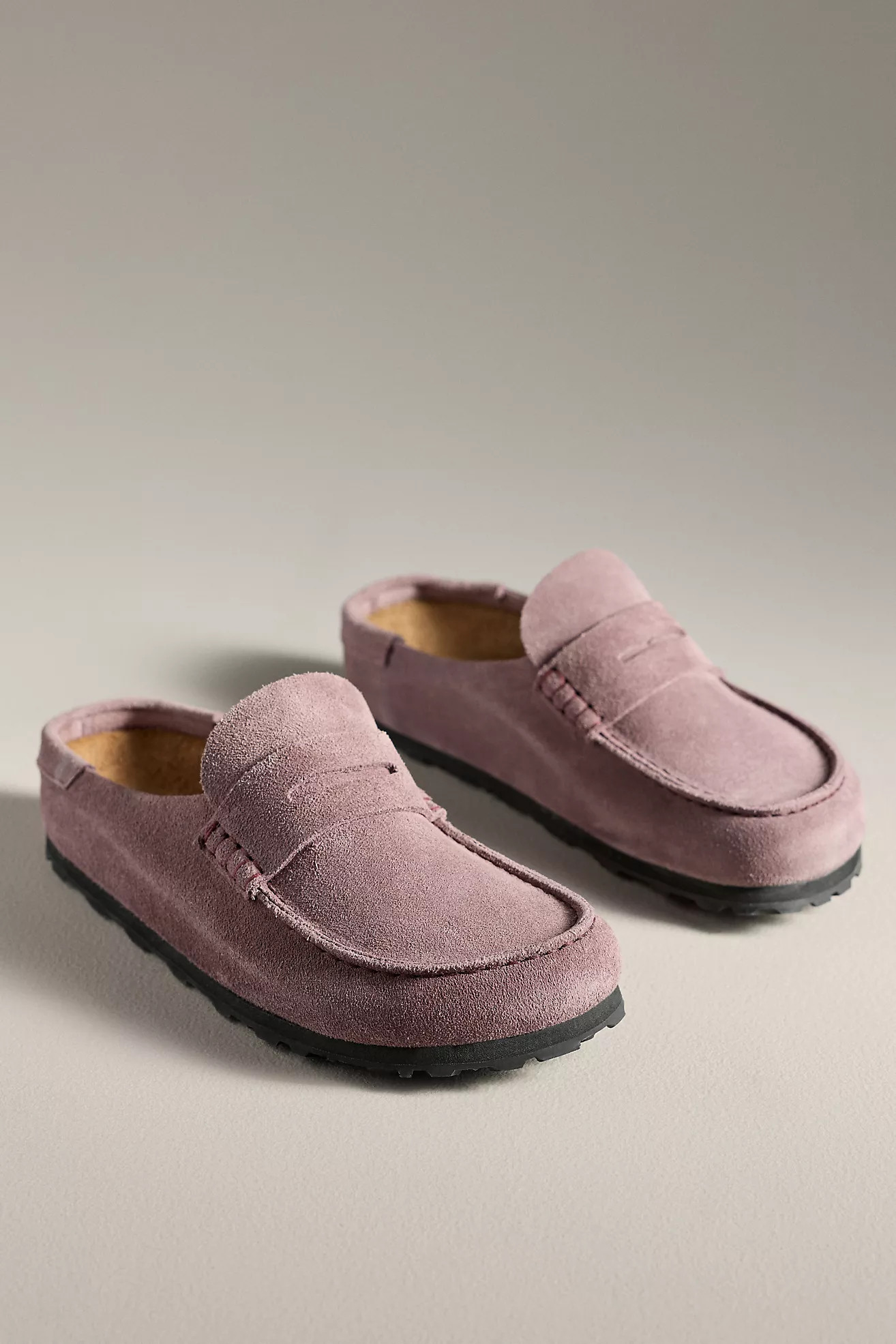 Birkenstock Naples Suede Clogs | Anthropologie (US)