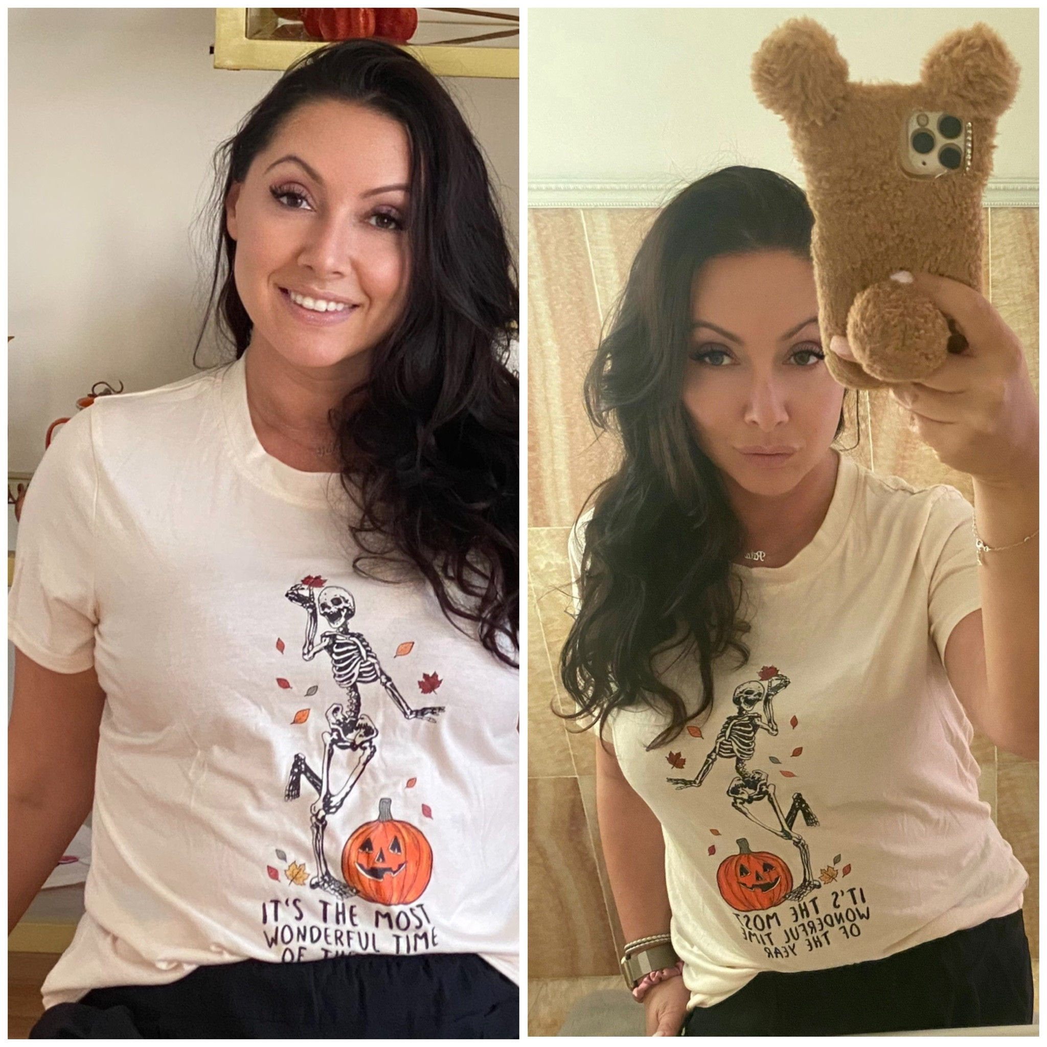 🎃🕷️ Get ready for Halloween with the cutest tee ever! This adorable t-shirt is perfect for all your spooky festivities. Whether you're trick-or-treating or just enjoying a cozy night in, you'll be the star of the show! 👻✨ 

Grab yours now and show off your Halloween spirit! 

#HalloweenTee #CuteHalloween #SpookySeason #TrickOrTreat #HalloweenFashion #FallVibes #TshirtLove #CuteAndCreepy

#LTKParties #LTKFindsUnder50 #LTKSeasonal
