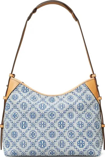 T Monogram Denim Messenger Bag | Nordstrom