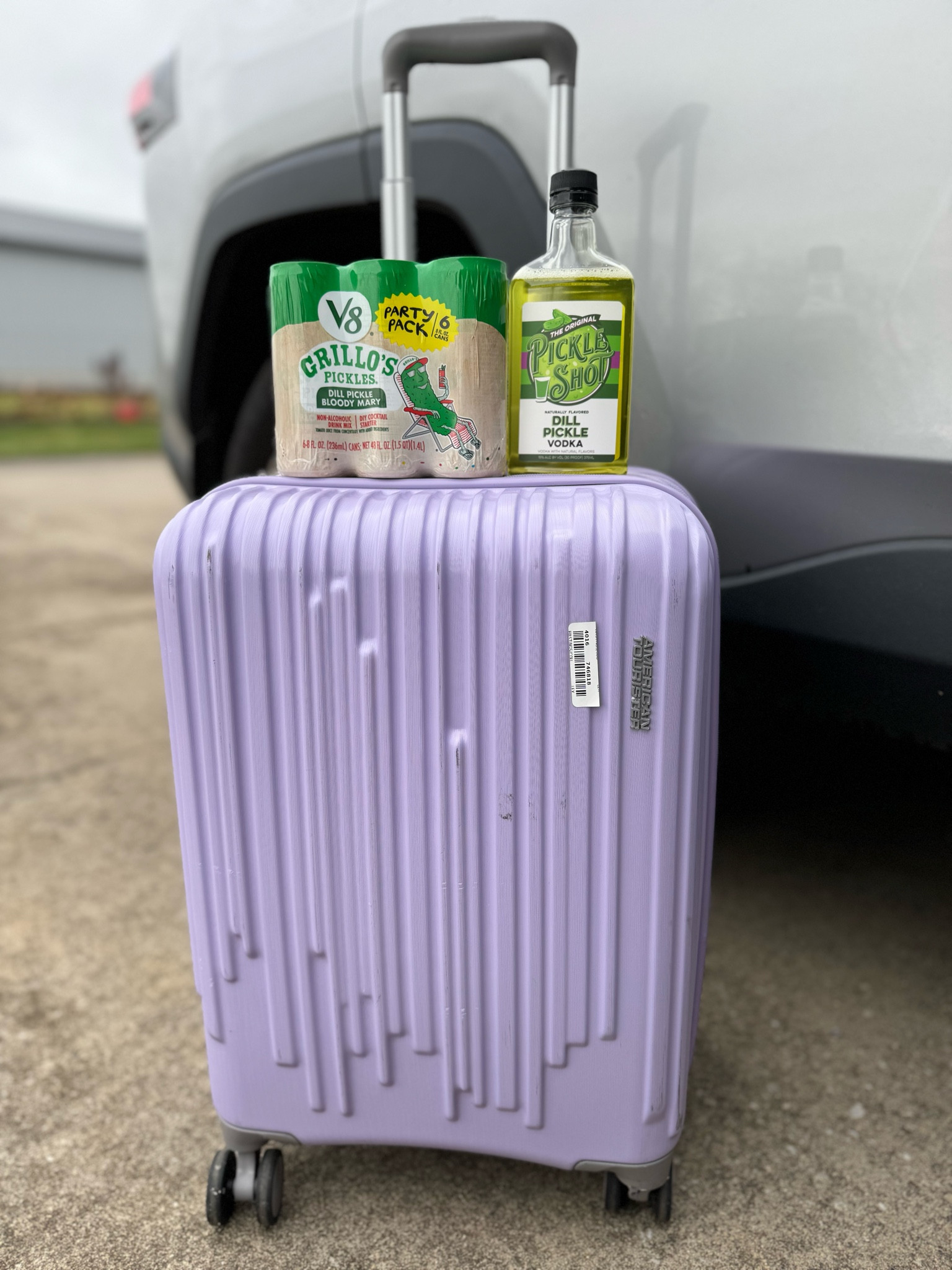 Happy National Pickle Day! It’s also road trip day for me - I packed supplies for pickle bloody Mary’s. These grillos / V8 cans are perfect for pickle days!
#ltktravel #pickles #pickle #nationalpickleday 

#LTKItBag #LTKParties #LTKHoliday