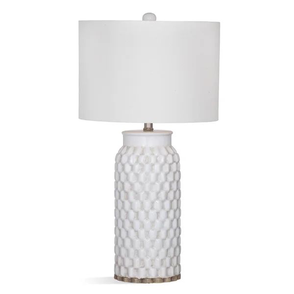 Lakeitha 30" White Standard Table Lamp | Wayfair North America