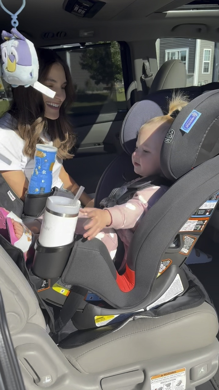 This Graco 3 in one car seat can be rear or forward facing. Works for infants all the way up to 100 lbs. seat has two cup holders and my baby seems to be very comfortable in it. 

#LTKKids #LTKFamily #LTKBaby