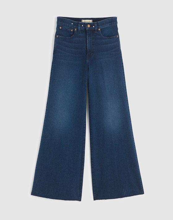 Flared Wide-Leg Crop Jeans | Madewell