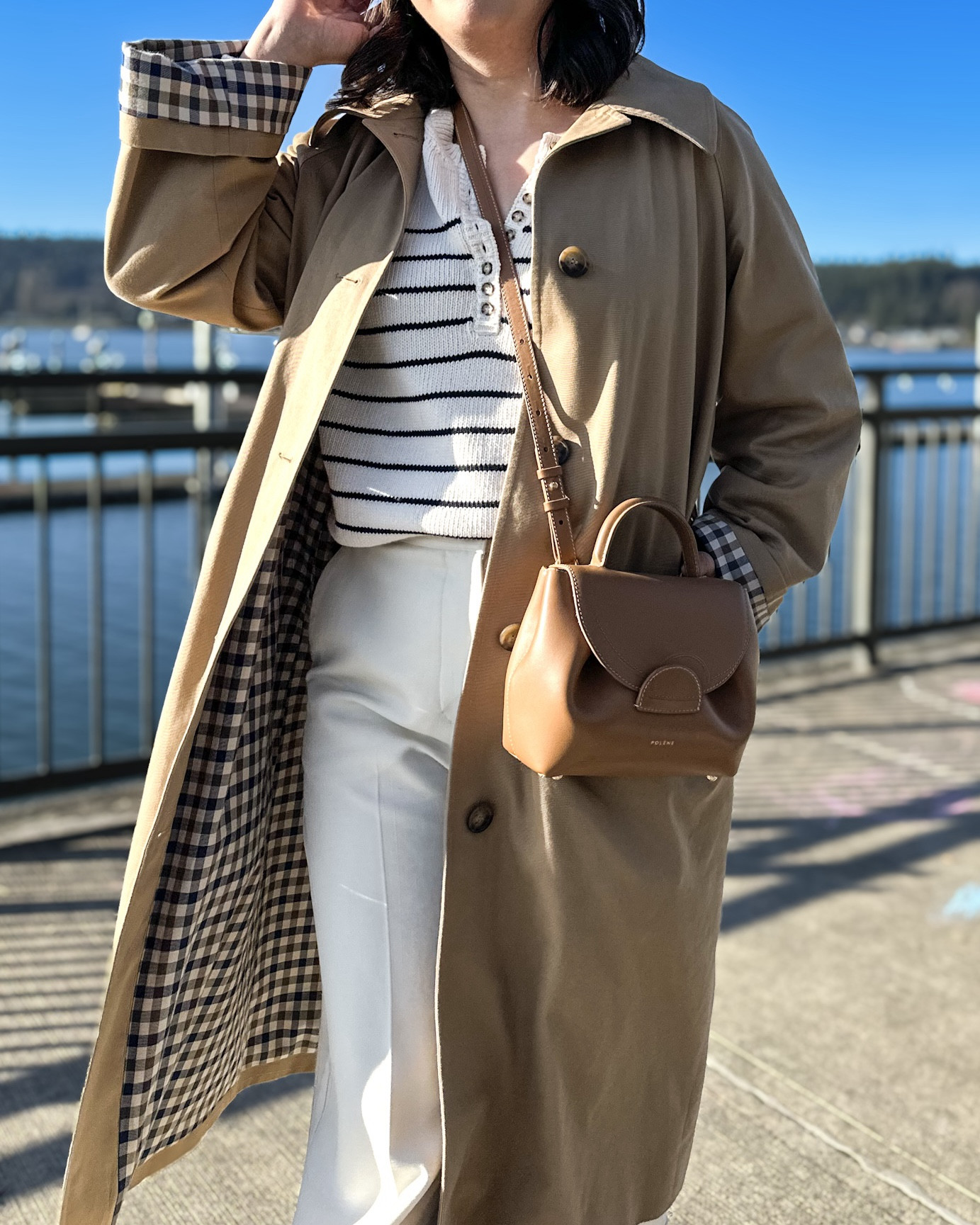 This trench coat has been my best purchase of this year 🤎. Wearing size 34/2US (I sized down but if you are not petite like me then choose your usual size). It has an oversized fit.

• Stripe sweater is size XS (true to size and oversized). A must have! 
• white pants are 38/6US (TTS)
• sneakers are 37 for my usual 36


#LTKStyleTip #LTKGiftGuide #LTKU