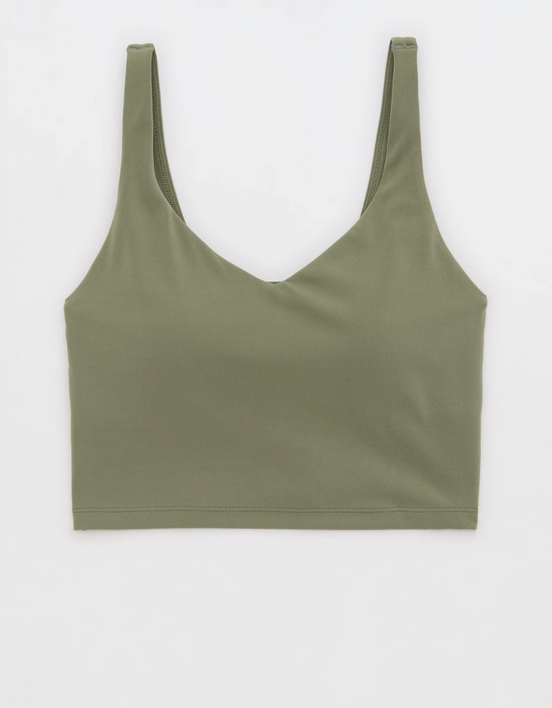 OFFLINE By Aerie Real Me Low Key Longline Sports Bra | American Eagle Outfitters (US & CA)