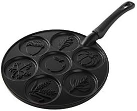 Nordic Ware Autumn Leaves Pancake Pan, Black | Amazon (US)