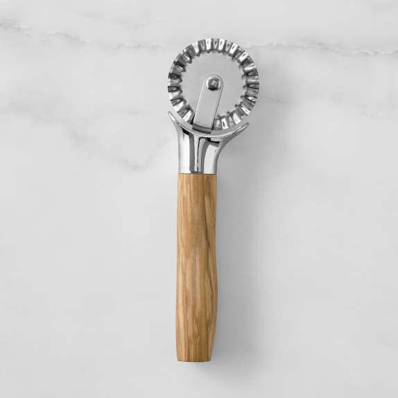 Williams Sonoma Olivewood Fluted Pastry Cutter | Williams-Sonoma