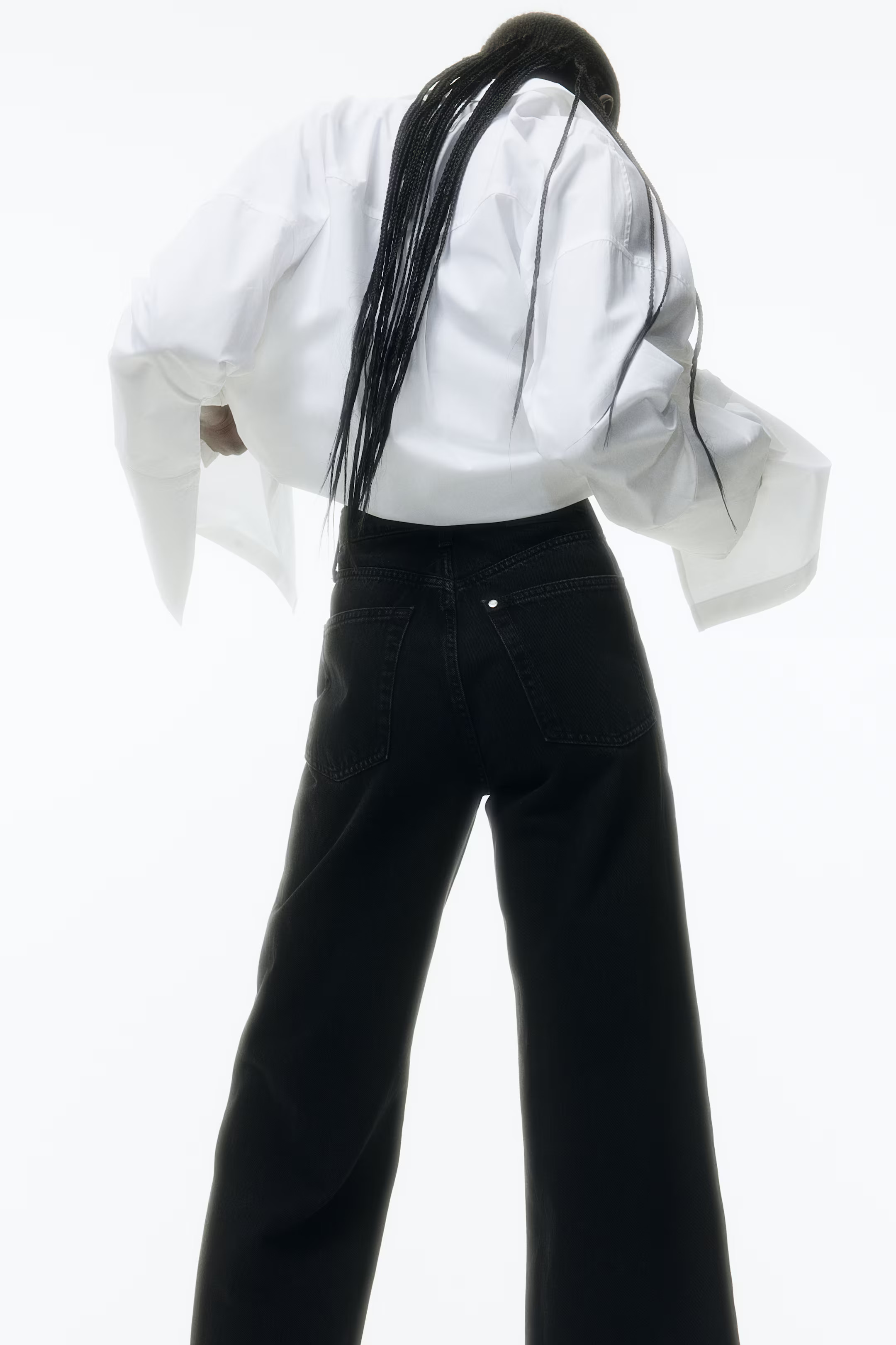 Ava Ultra High Rise Wide Leg Jeans | H&M (US + CA)