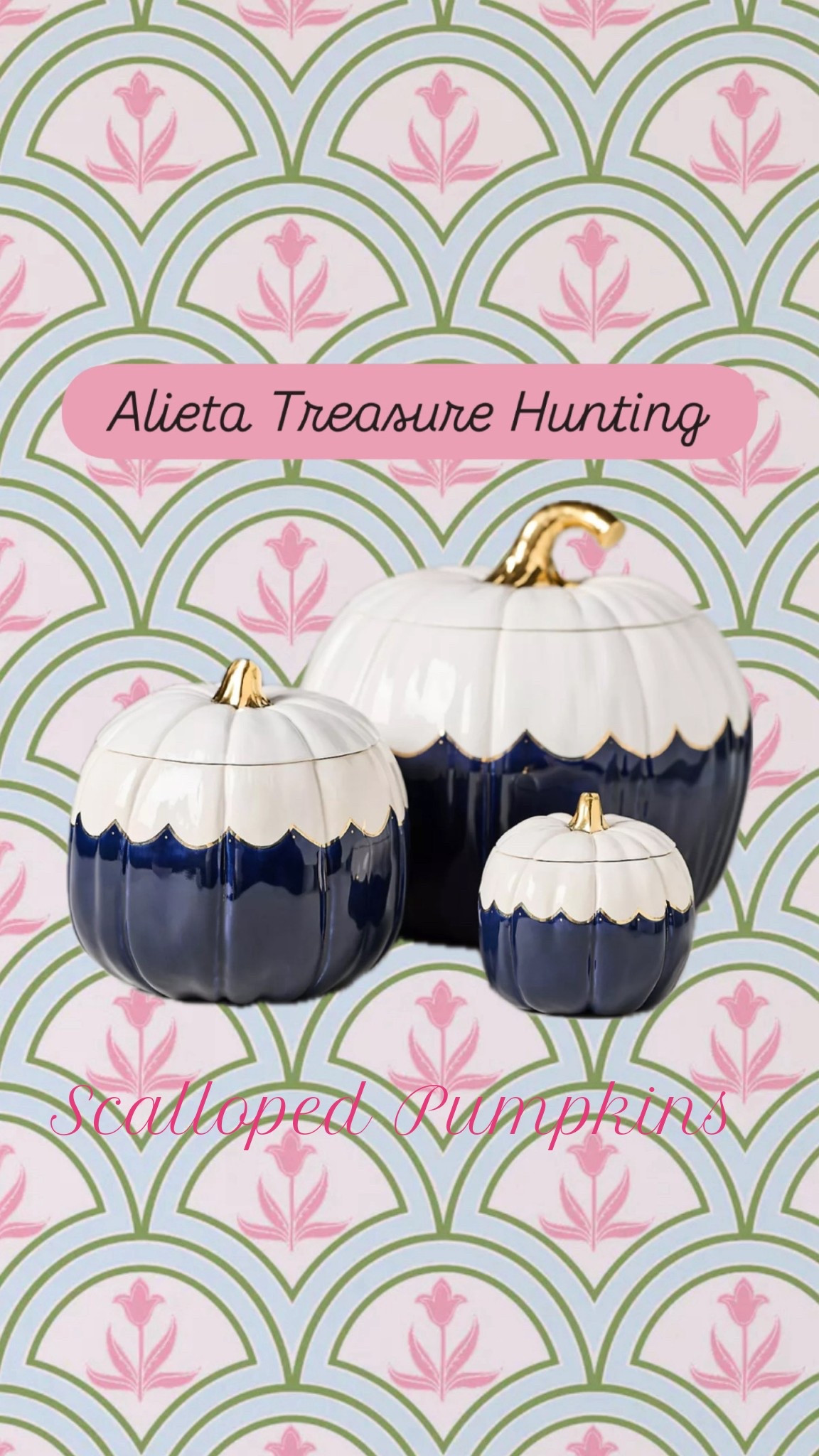 The preppiest pumpkins? Scalloped with gold!! 



#LTKSeasonal #LTKHome #LTKFallSale