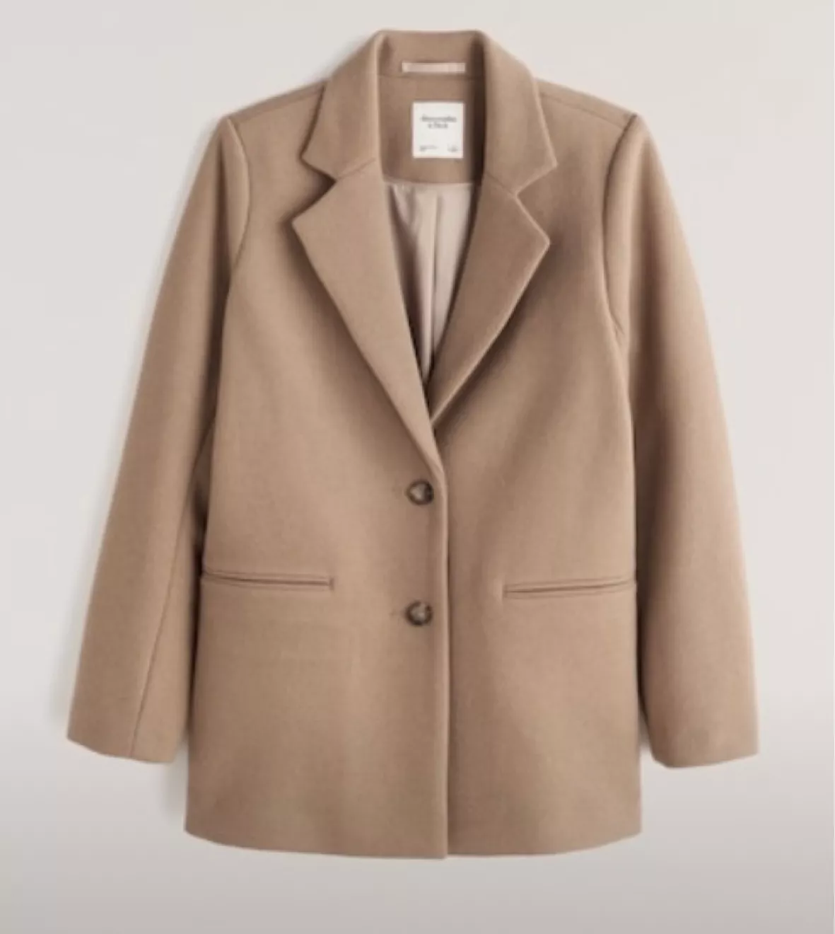 Wool-Blend Blazer Coat curated on LTK