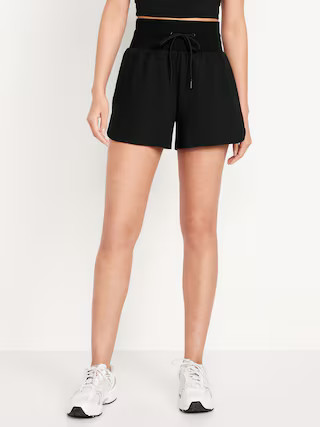 Extra High-Waisted Dynamic Fleece Shorts -- 3.5-inch inseam | Old Navy (US)