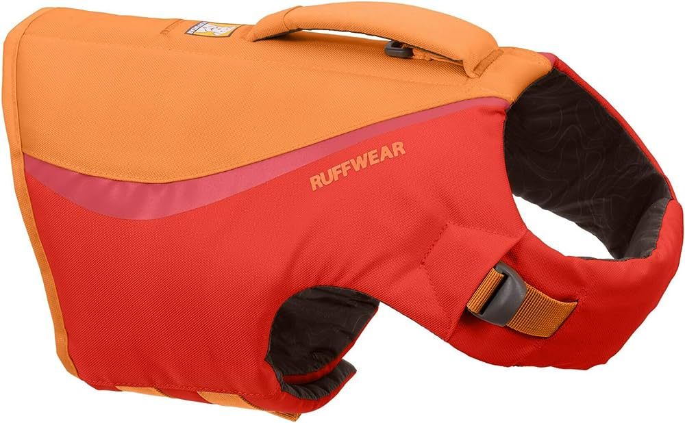 Ruffwear, Float Coat Dog Life Jacket, Swimming Safety Vest with Handle, Red Sumac, Small | Amazon (US)